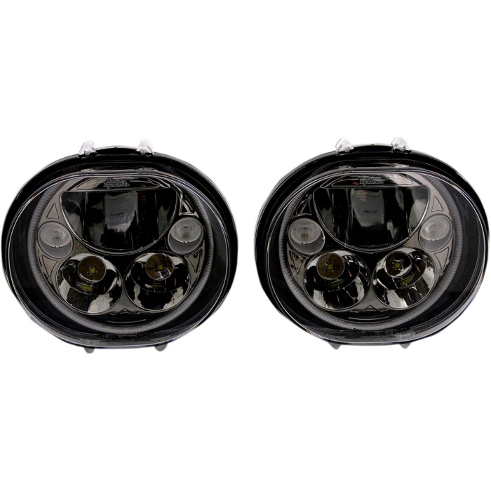 BBP Custom HEADLAMP DUAL KIT 5-3/4" BLACK 20011260 jpg