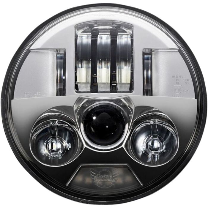 BBP Custom PROBEAM 5.75" LED HEADLAMP CHROME 20011750 jpg