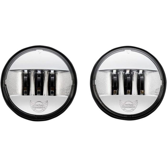 BBP Custom PROBEAM 4.5" LED PASSING LAMPS CHROME 20011752 jpg