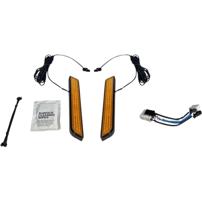 BBP Custom LED Fork Light - Amber - Black 20402651 jpg