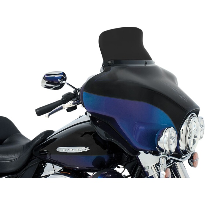 BBP Custom WINDSHIELD SPOILER OEM-FAIRING HARLEY DAVIDSON® 6.5" DARK SMOKE 23100665 jpg