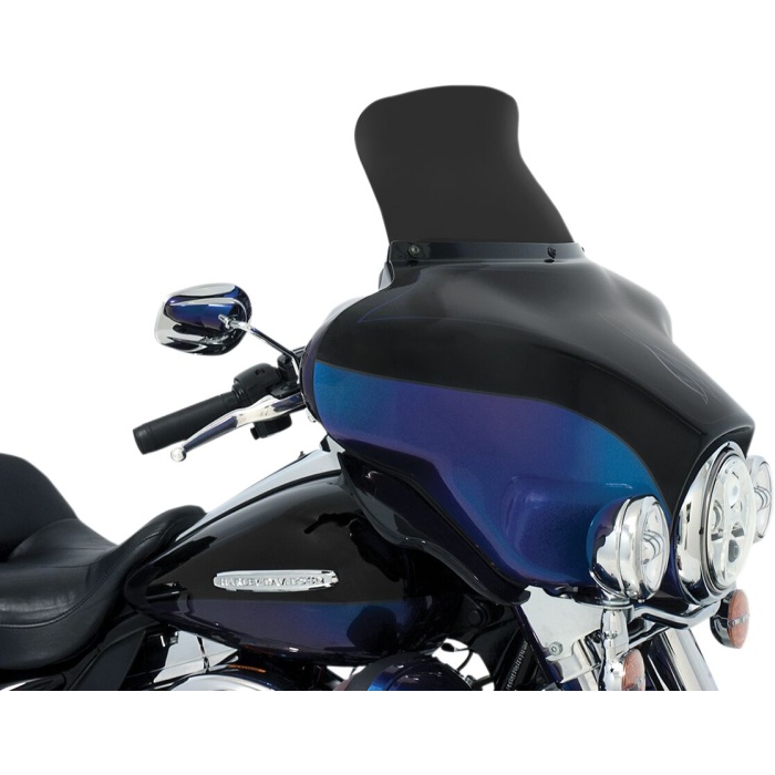 BBP Custom WINDSHIELD SPOILER OEM-FAIRING HARLEY DAVIDSON® 9" DARK SMOKE 23100666 jpg