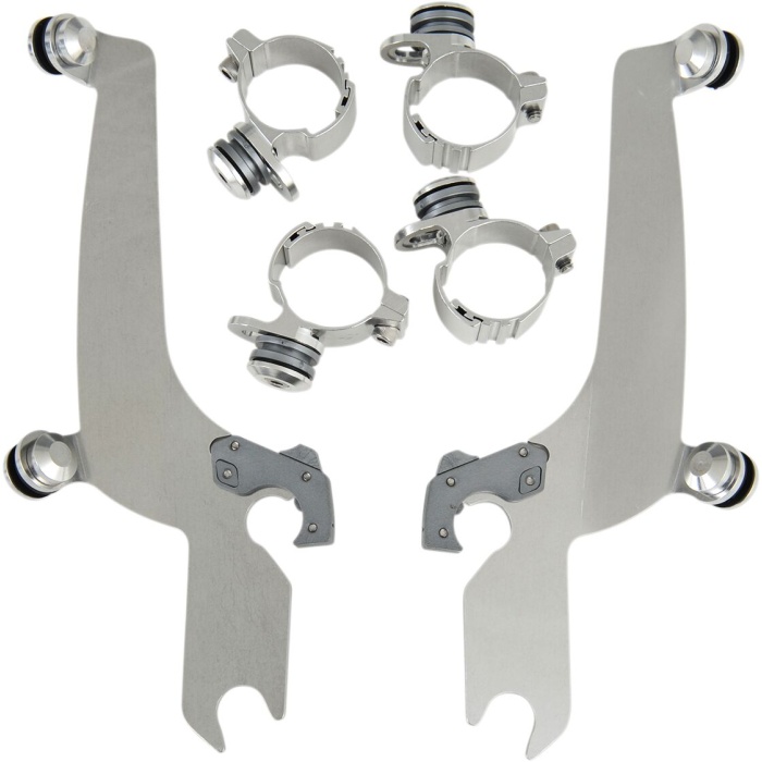 BBP Custom MOUNTING KIT TRIGGER-LOCK SPORTSHIELD-WINDSHIELD POLISHED 23200014 jpg