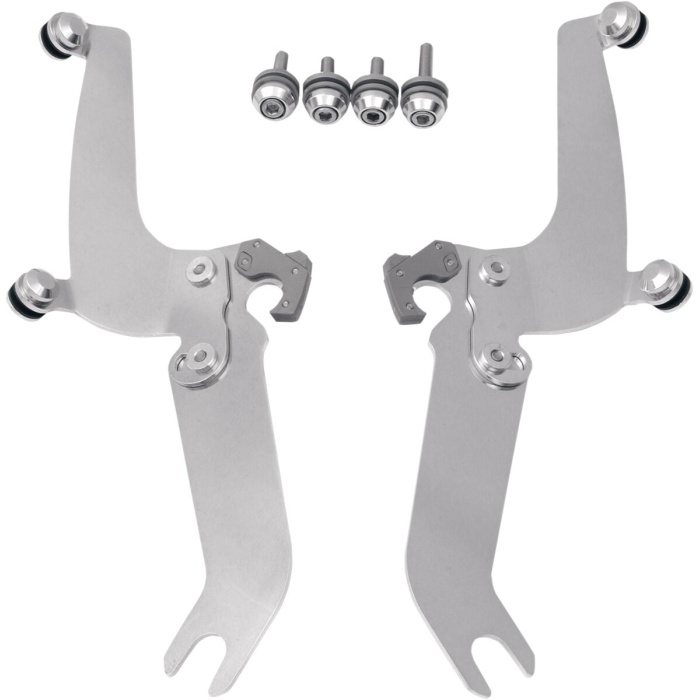 BBP Custom MOUNTING KIT TRIGGER-LOCK SPORTSHIELD-WINDSHIELD POLISHED 23200022 jpg