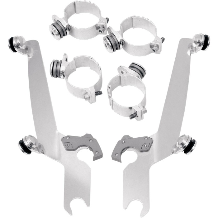 BBP Custom MOUNTING KIT TRIGGER-LOCK SPORTSHIELD-WINDSHIELD POLISHED 23200030 jpg