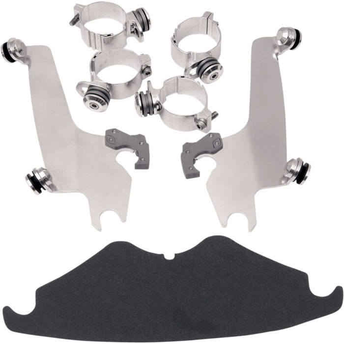 BBP Custom MOUNTING KIT TRIGGER-LOCK SPORTSHIELD-WINDSHIELD POLISHED 23200034 jpg