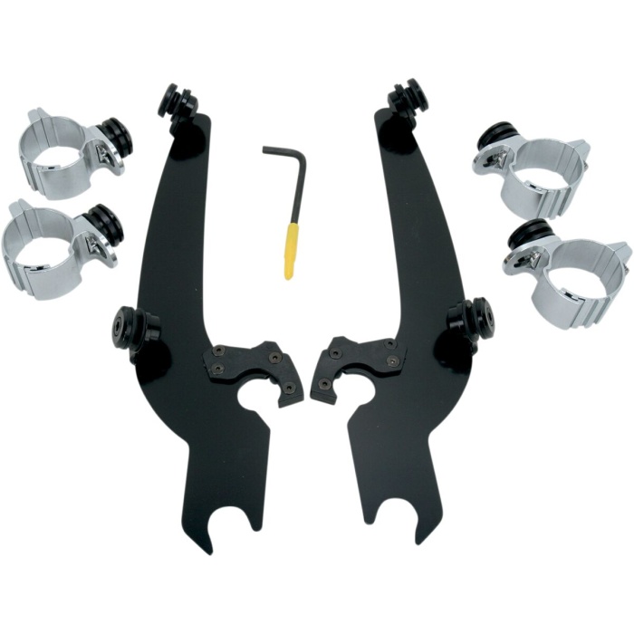 BBP Custom MOUNTING KIT TRIGGER-LOCK SPORTSHIELD-WINDSHIELD BLACK 23200069 jpg