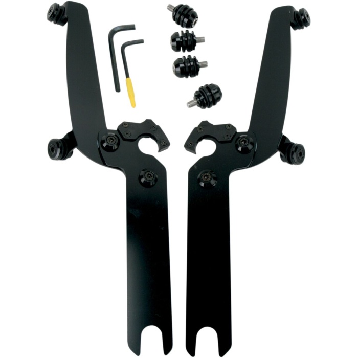 BBP Custom MOUNTING KIT TRIGGER-LOCK SPORTSHIELD-WINDSHIELD BLACK 23200071 jpg