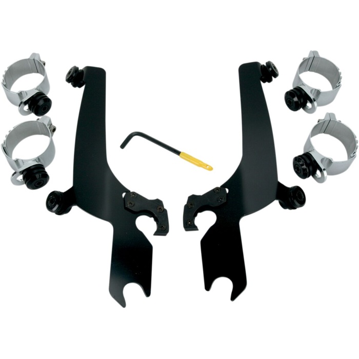 BBP Custom MOUNTING KIT TRIGGER-LOCK SPORTSHIELD-WINDSHIELD BLACK 23200076 jpg