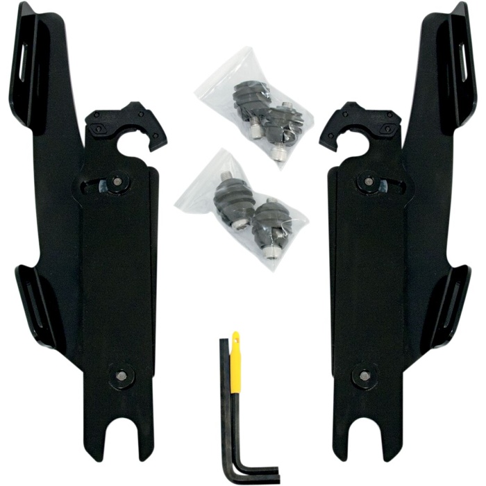 BBP Custom MOUNTING KIT TRIGGER-LOCK BATWING-FAIRING BLACK 23200091 jpg