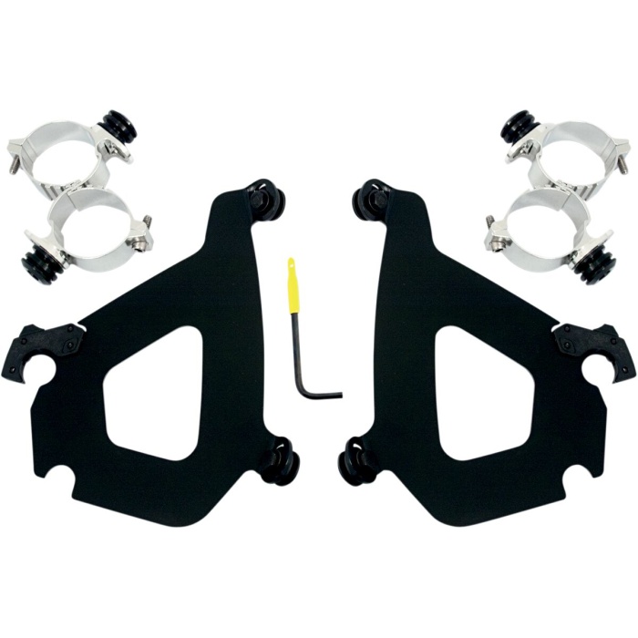 BBP Custom MOUNTING KIT TRIGGER-LOCK BULLET-FAIRING BLACK 23200107 jpg