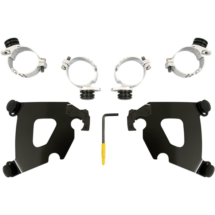 BBP Custom MOUNTING KIT TRIGGER-LOCK CAFE-FAIRING BLACK 23200126 jpg