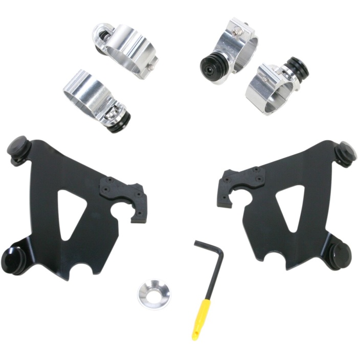 BBP Custom MOUNTING KIT TRIGGER-LOCK CAFE-FAIRING BLACK 23200130 jpg