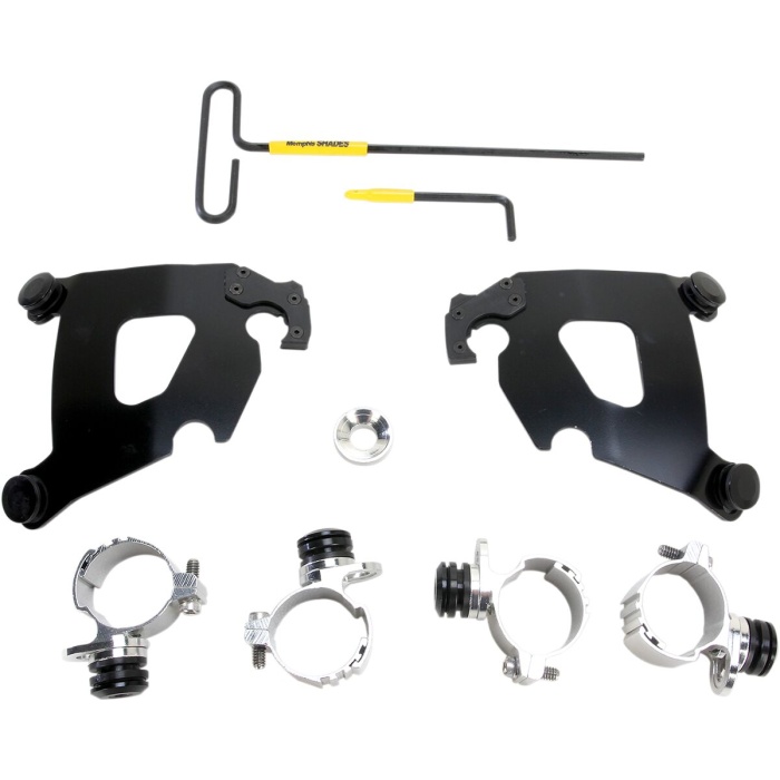 BBP Custom MOUNTING KIT TRIGGER-LOCK CAFE-FAIRING BLACK 23200162 jpg