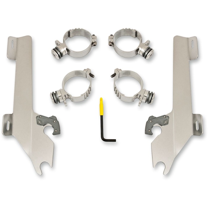 BBP Custom MOUNTING KIT TRIGGER-LOCK BATWING-FAIRING POLISHED 23210159 jpg