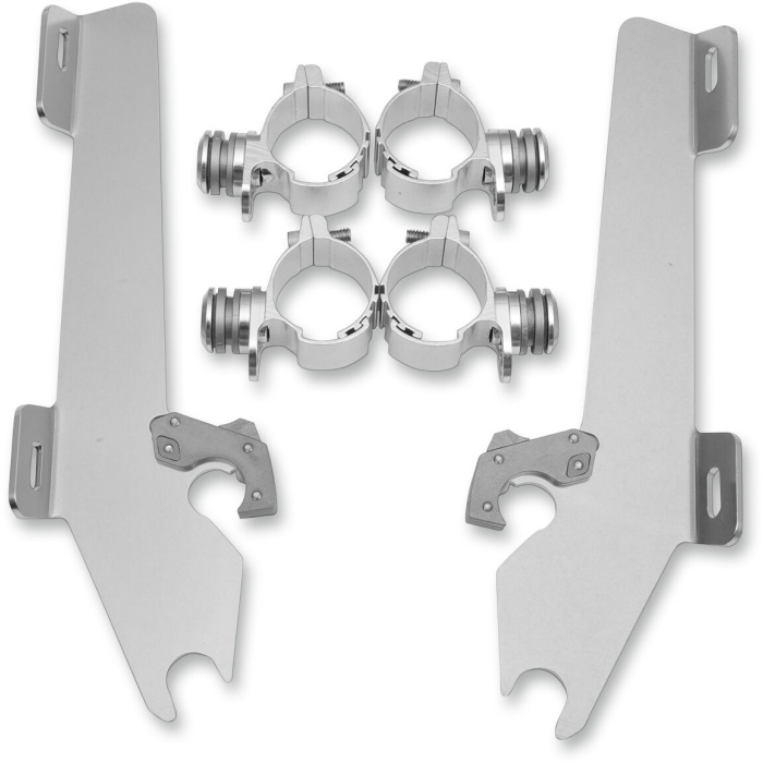 BBP Custom MOUNTING KIT TRIGGER-LOCK BATWING-FAIRING POLISHED 23210161 jpg