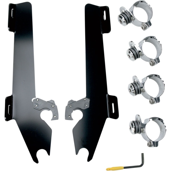 BBP Custom MOUNTING KIT TRIGGER-LOCK BATWING-FAIRING BLACK 23210180 jpg