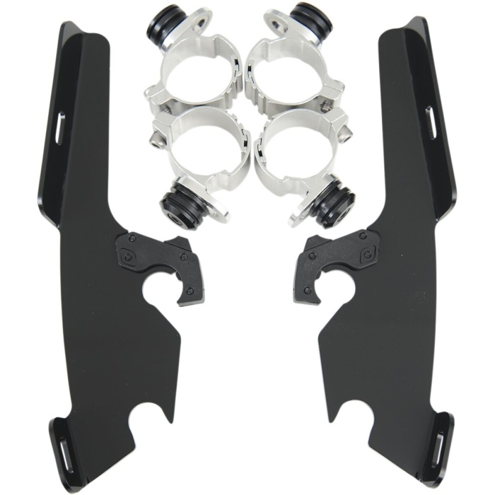 BBP Custom MOUNTING KIT TRIGGER-LOCK MEMPHIS FATS/SLIM-WINDSHIELD BLACK 23210213 jpg