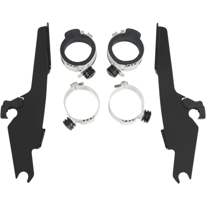 BBP Custom MOUNTING KIT TRIGGER-LOCK MEMPHIS FATS/SLIM-WINDSHIELD BLACK 23210226 jpg