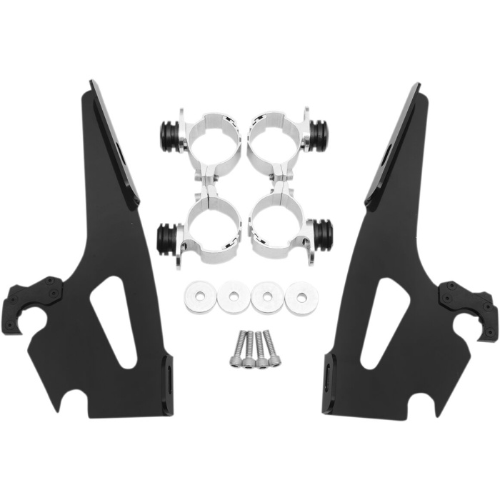 BBP Custom MOUNTING KIT TRIGGER-LOCK MEMPHIS FATS/SLIM-WINDSHIELD BLACK 23210272 jpg