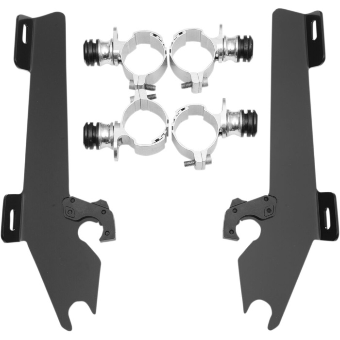 BBP Custom MOUNTING KIT TRIGGER-LOCK BATWING-FAIRING BLACK 23210274 jpg