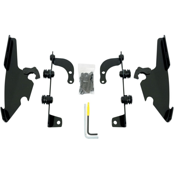 BBP Custom MOUNTING KIT TRIGGER-LOCK MEMPHIS FATS/SLIM-WINDSHIELD BLACK 23210278 jpg