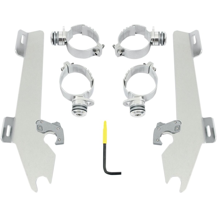 BBP Custom MOUNTING KIT TRIGGER-LOCK BATWING-FAIRING POLISHED 23210346 jpg