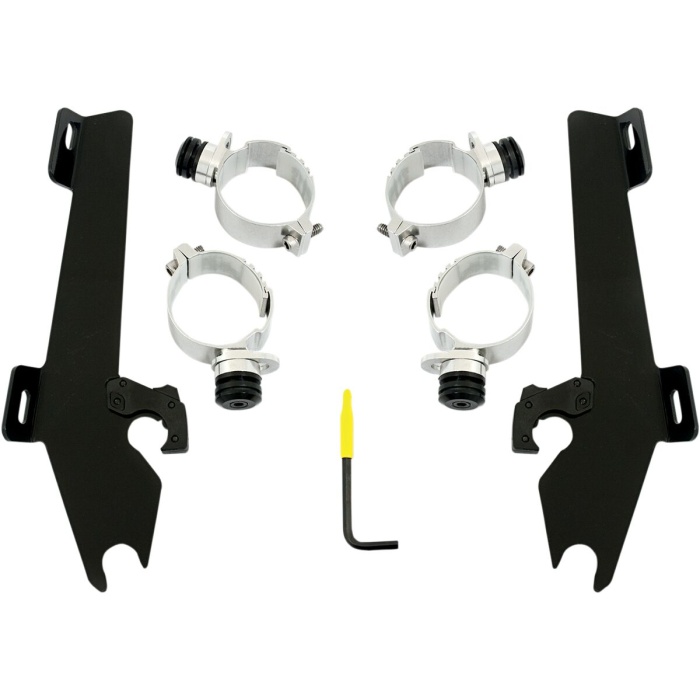 BBP Custom MOUNTING KIT TRIGGER-LOCK BATWING-FAIRING BLACK 23210347 jpg