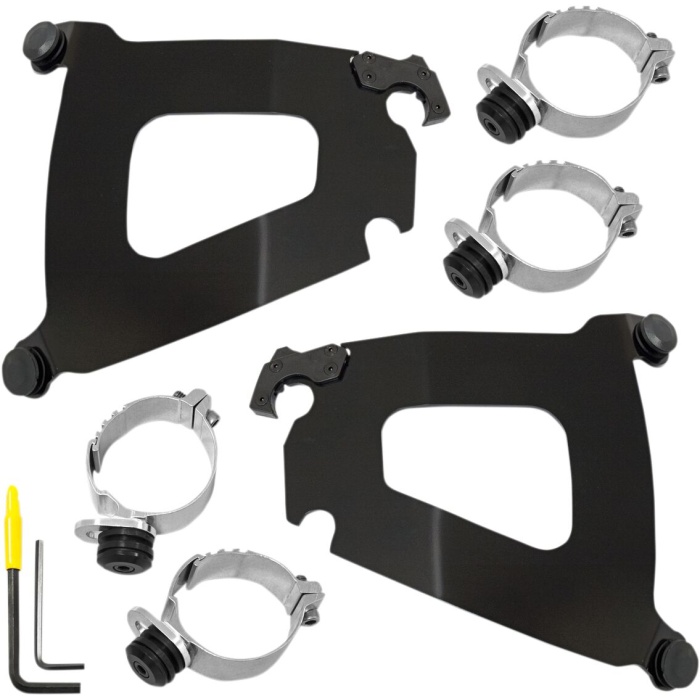 BBP Custom MOUNTING KIT TRIGGER-LOCK BULLET-FAIRING BLACK 23210362 jpg