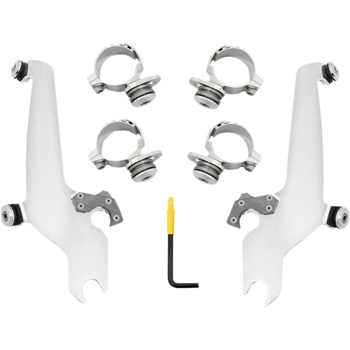 BBP Custom MOUNTING KIT TRIGGER-LOCK SPORTSHIELD-WINDSHIELD POLISHED 23210366 jpg