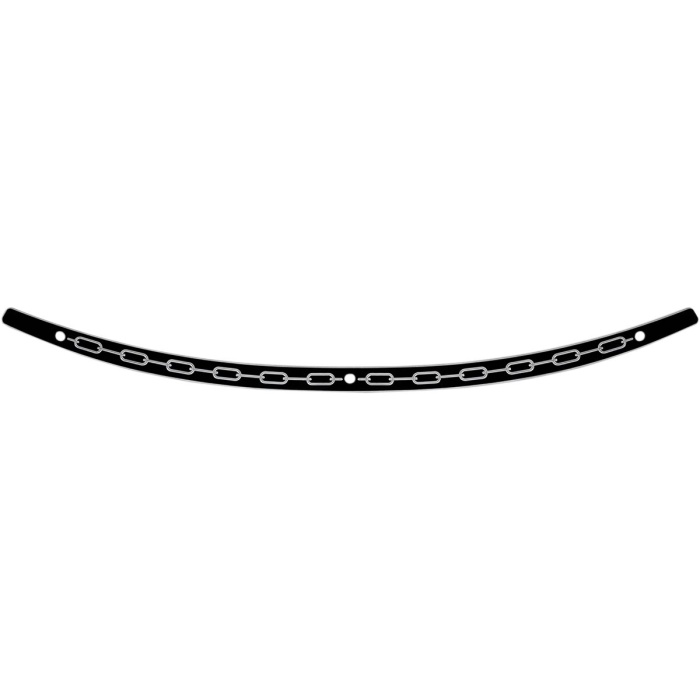 BBP Custom WINDSHIELD TRIM OEM-FAIRING CHAIN BLACK 23500362 jpg