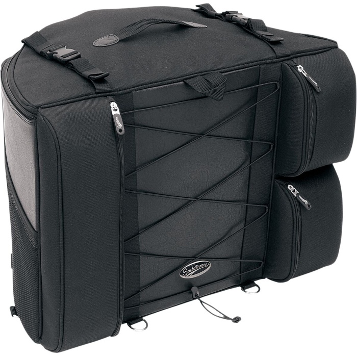 BBP Custom DRESSER BACK SEAT BAG TEXTILE BLACK 35010322 jpg