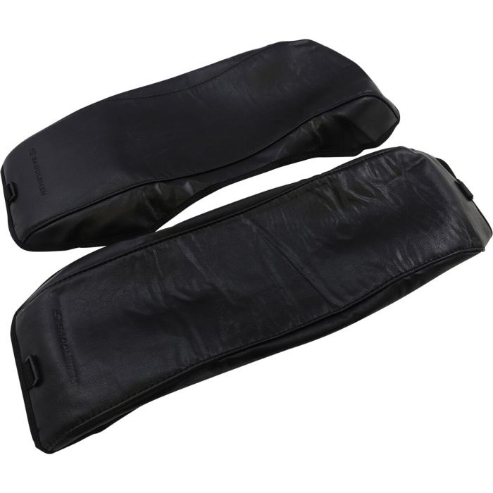 BBP Custom SADDLEBAG UNIVERSAL LID COVERS TEXTILE PLAIN BLACK 35010453 jpg