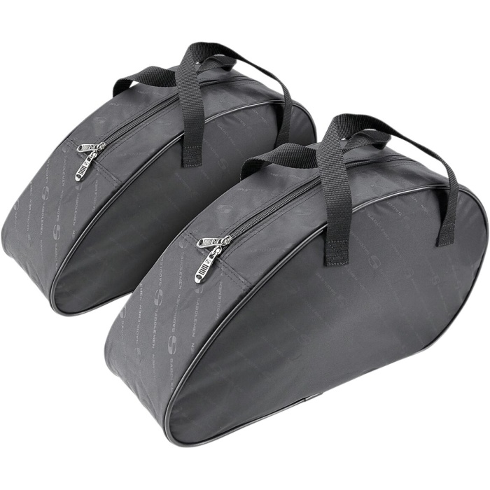 BBP Custom SADDLEBAG LINER UNIVERSAL TEXTILE TEARDROP SMOOTH BLACK 35010608 jpg