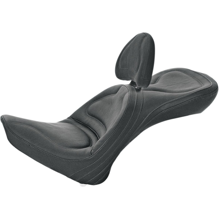 BBP Custom EXPLORER SEAT WITH DRIVER BACKREST HARLEY DAVIDSON 8152JS jpg