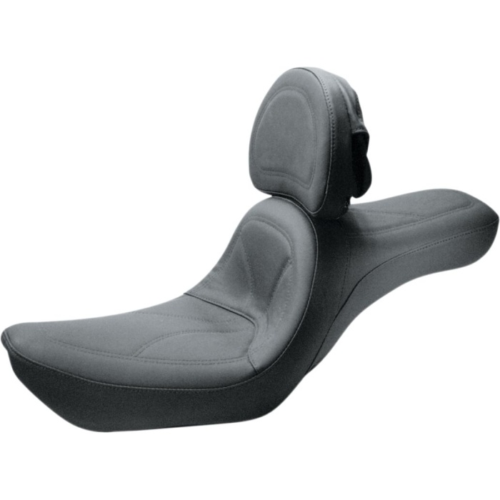 BBP Custom KING SEAT WITH DRIVER BACKREST HARLEY DAVIDSON 83G6HFJ jpg