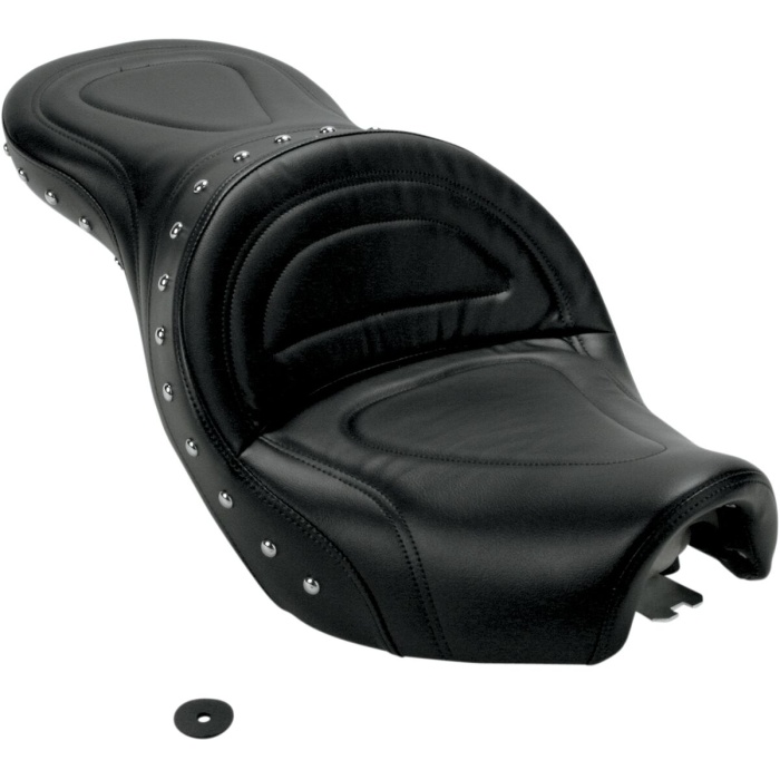 BBP Custom EXPLORER SPECIAL TOURING SEAT STUDDED BLACK HONDA H3000J jpg