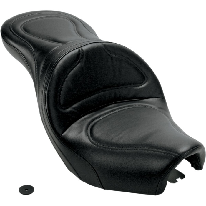 BBP Custom EXPLORER SPECIAL TOURING SEAT PLAIN BLACK HONDA H3050JS jpg