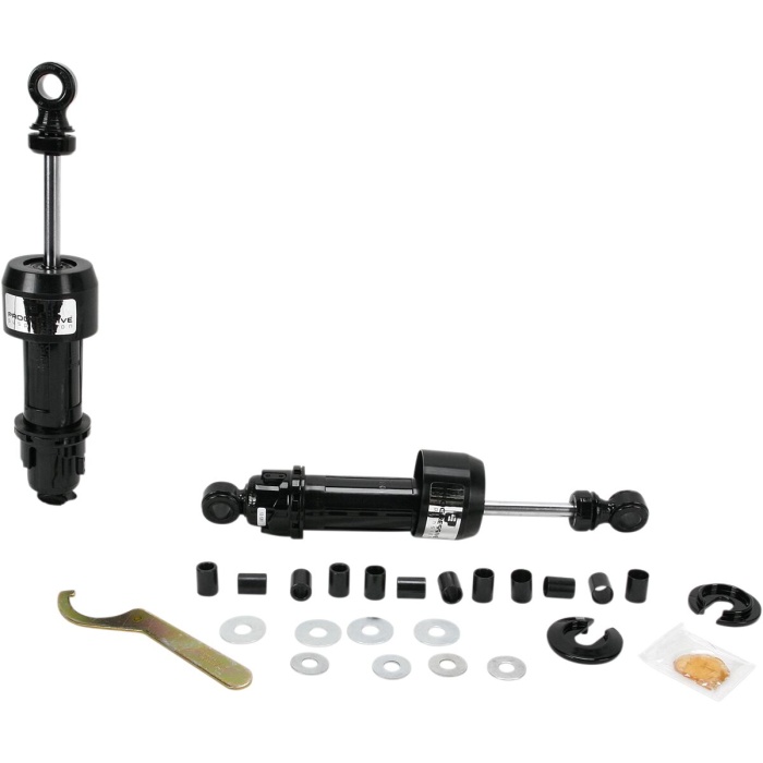 BBP Custom PROGRESSIVE SUSPENSION 12 SERIES DUAL SHOCKS BLACK 12.5" PS1201BG jpg