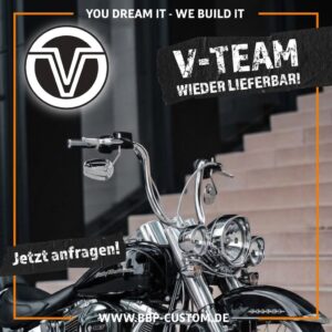 BBP Customs – Deutschlands beste freie Harley-Davidson Werkstatt V-Team Lenker sind wieder da! 2609 BBP V Team